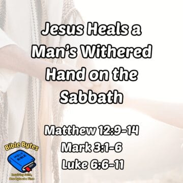 Thumbnail for Jesus Heals a Man’s Withered Hand on the Sabbath