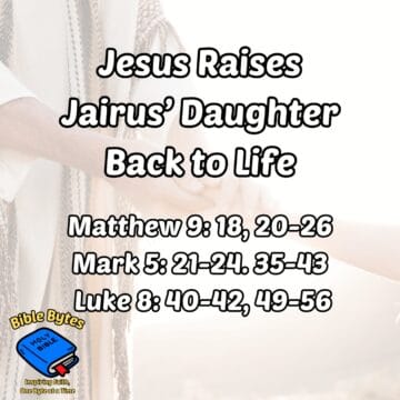 Thumbnail for Jesus Raises Jairus’ Daughter Back to Life