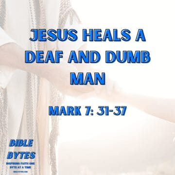 Thumbnail for Jesus Heals a Deaf and Dumb Man