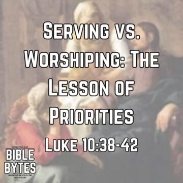 Thumbnail for Serving vs. Worshipping: The Lesson of Priorities