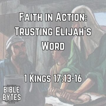 Thumbnail for Faith in Action: Trusting Elijah’s Word