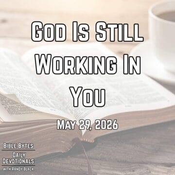 Thumbnail for God Is Still Working in You